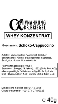 Aktiv Whey Konzentrat 40g-Packung